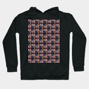 American love all over print Hoodie